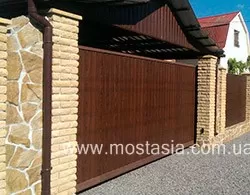 Встановлення воріт з профільованого листа